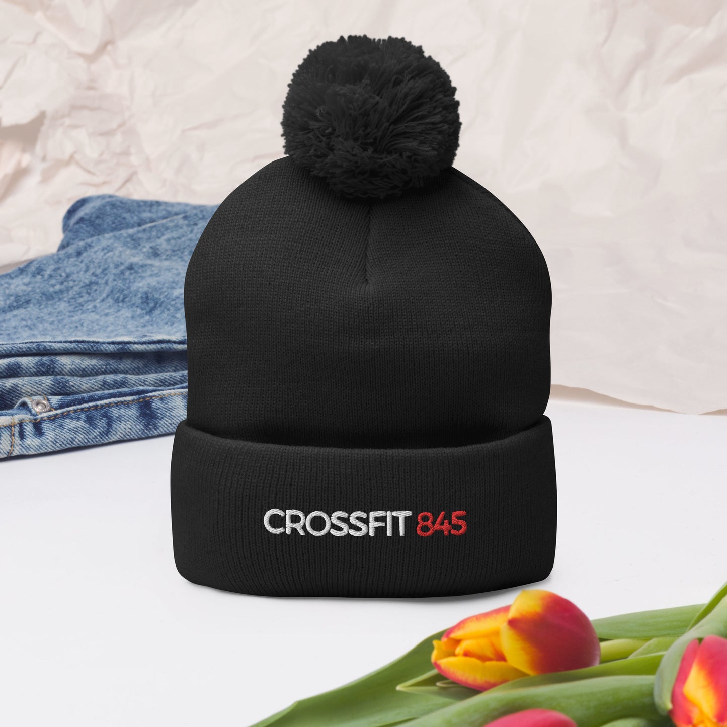 CrossFit 845 Pom-Pom Beanie