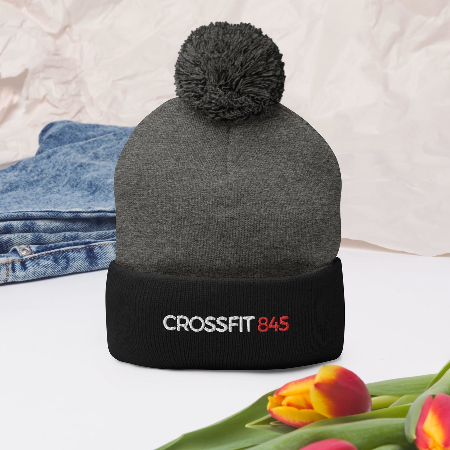 CrossFit 845 Pom-Pom Beanie