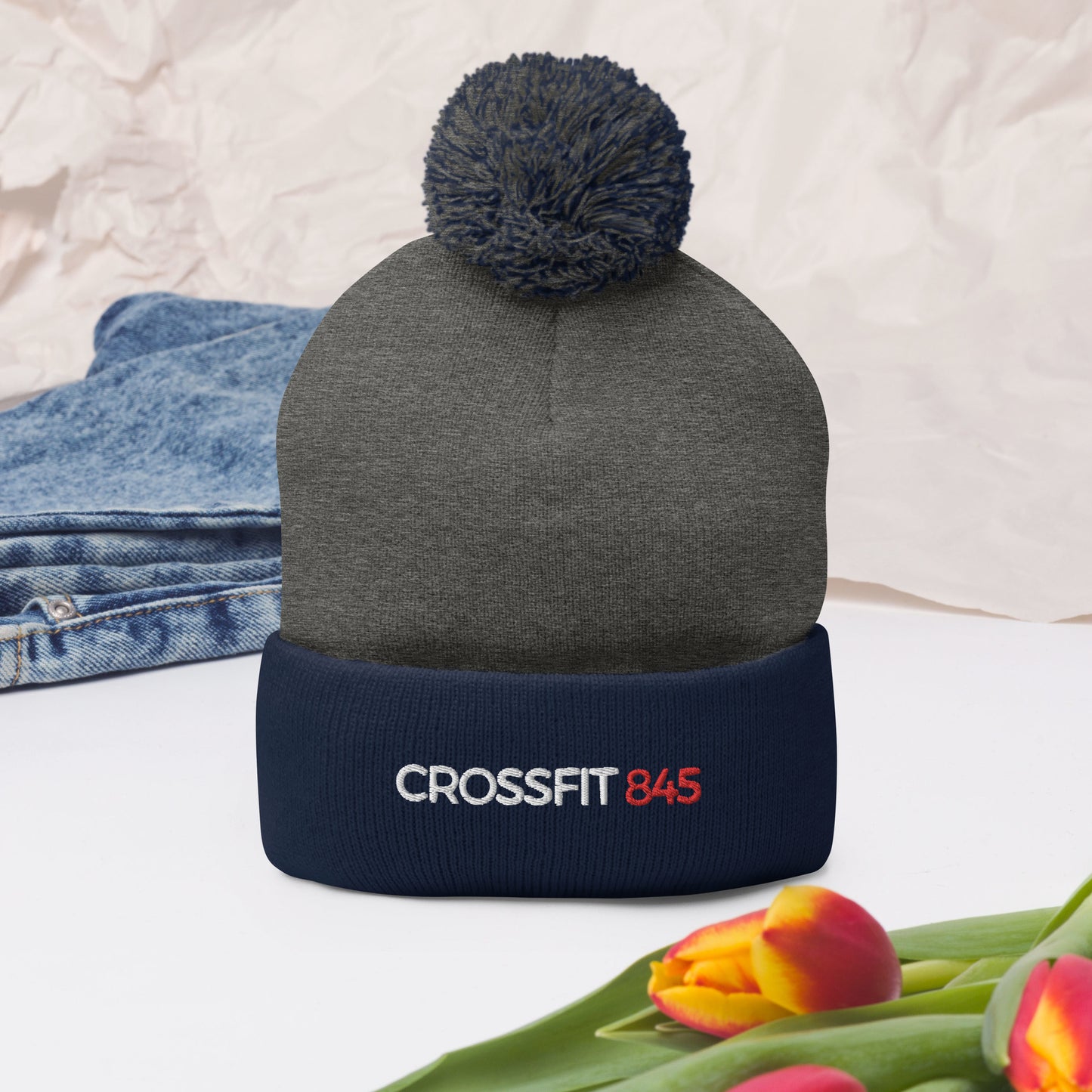 CrossFit 845 Pom-Pom Beanie