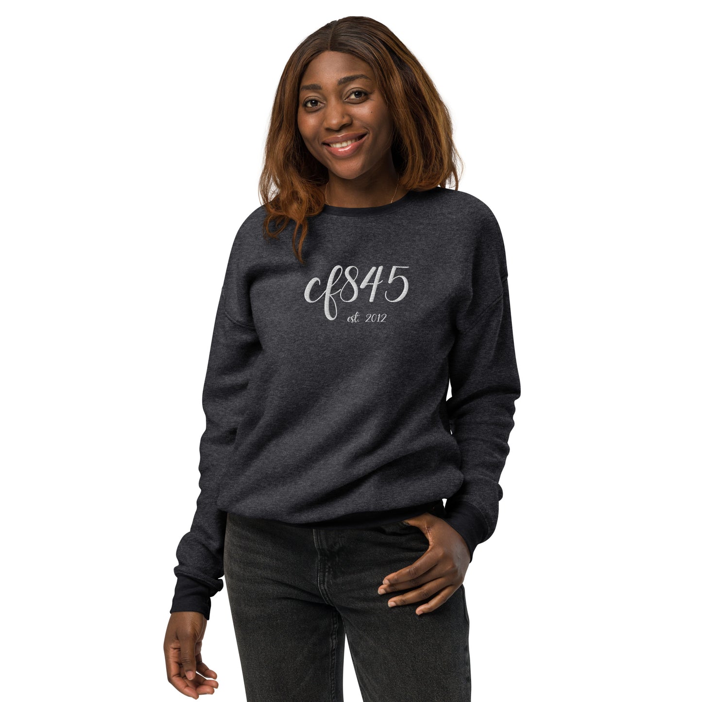 Scripted est. Logo Sueded Fleece Sweatshirt