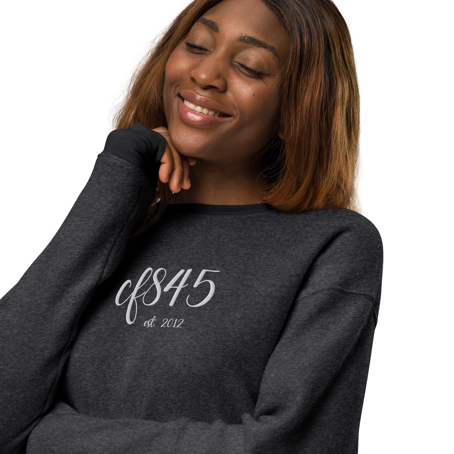 Scripted est. Logo Sueded Fleece Sweatshirt