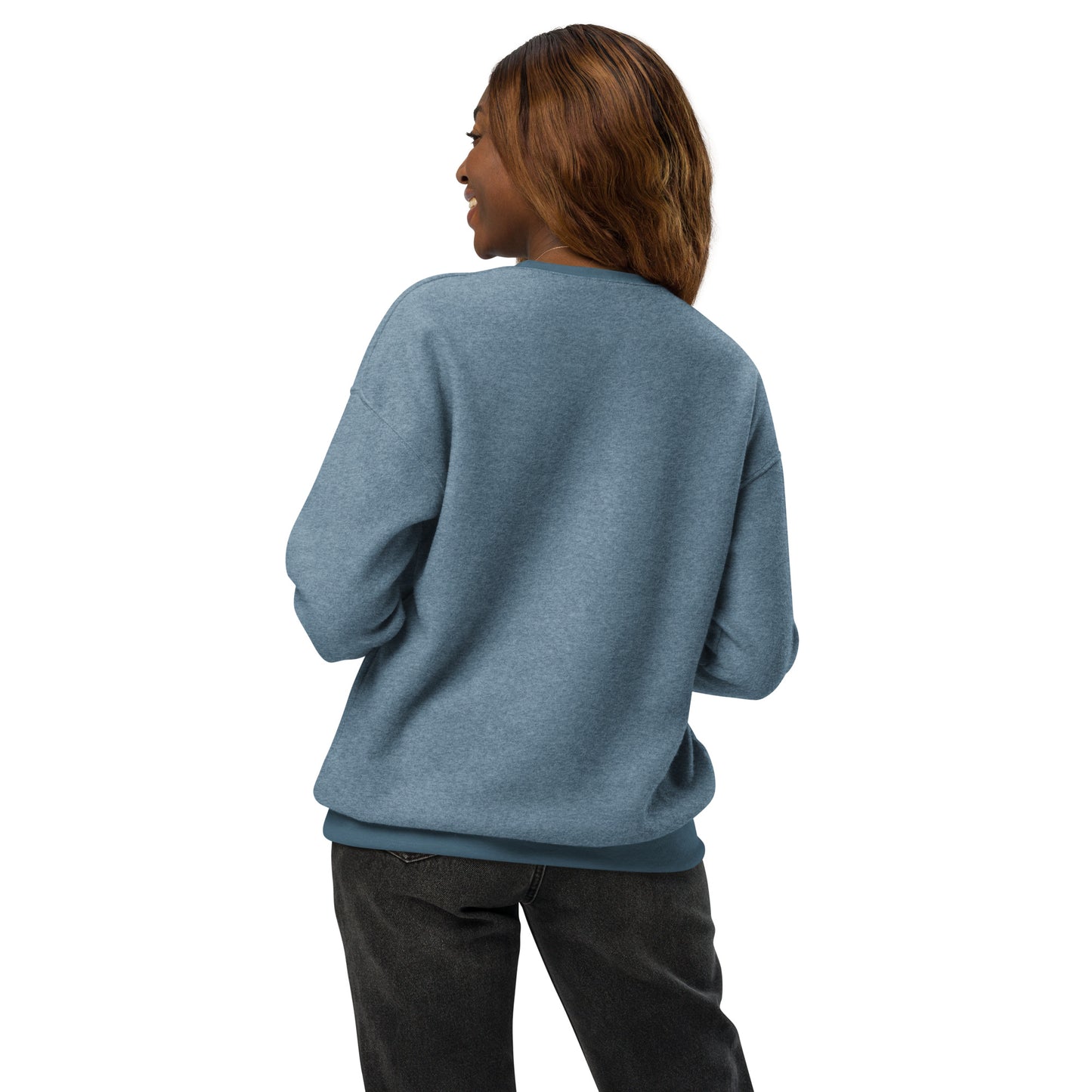 Scripted est. Logo Sueded Fleece Sweatshirt