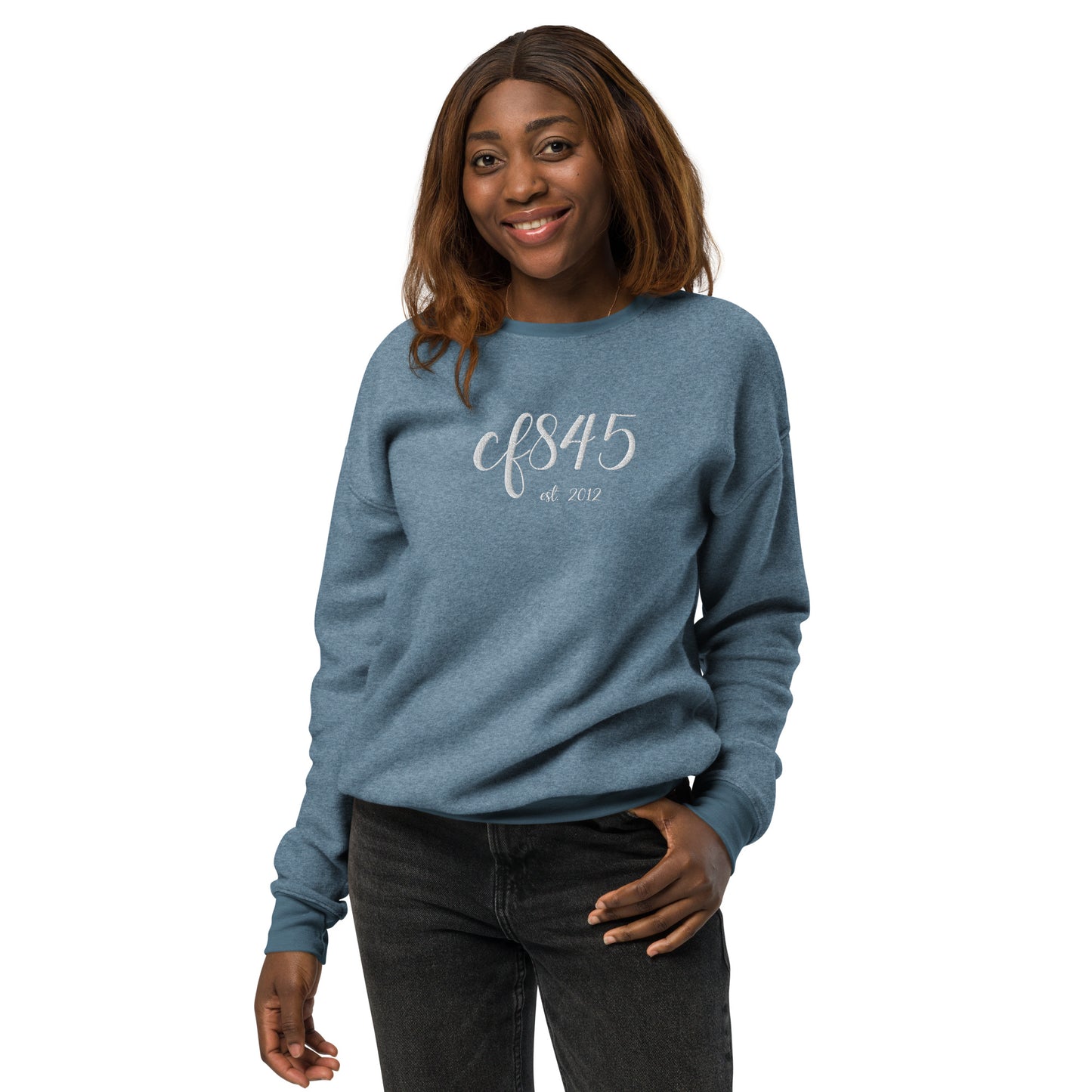 Scripted est. Logo Sueded Fleece Sweatshirt
