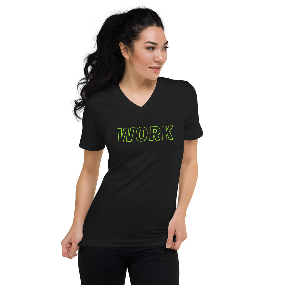 WORK V-Neck T-Shirt