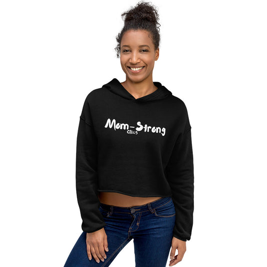 Mom-Strong Crop Hoodie